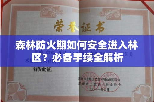全国森林防火期如何安全进入林区?必备手续全解析