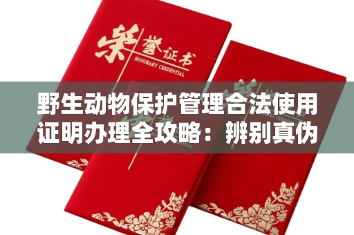 全国野生动物保护管理合法使用证明办理全攻略:辨别真伪的5个实用技巧