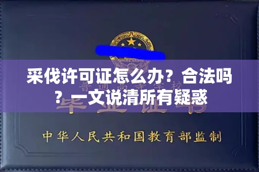 全国采伐许可证怎么办?合法吗?一文说清所有疑惑